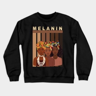 Melanin Queens Beautiful Shades Crewneck Sweatshirt